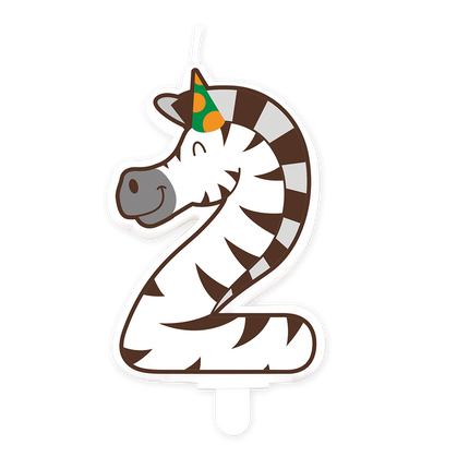 Bougie Zebra 2 ans Zebra