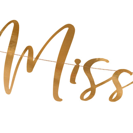 Guirlande de mariage Miss to Mrs, Rose Gold 76cm