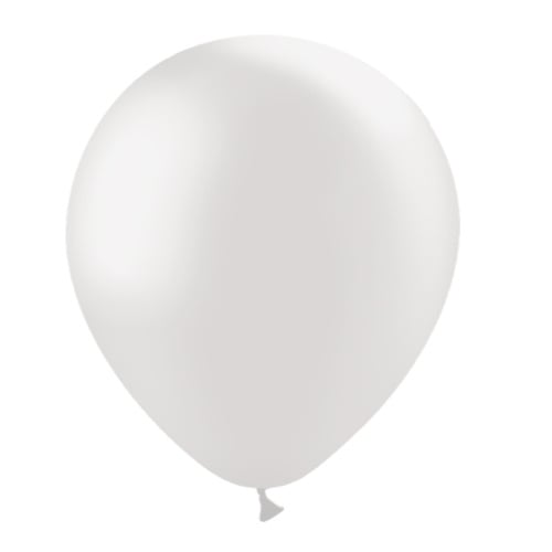Ballons gris clair métallisés 30cm 10pcs