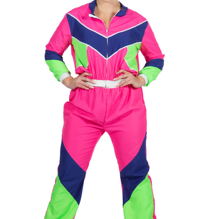 Tracksuit 80s Neon Ladies