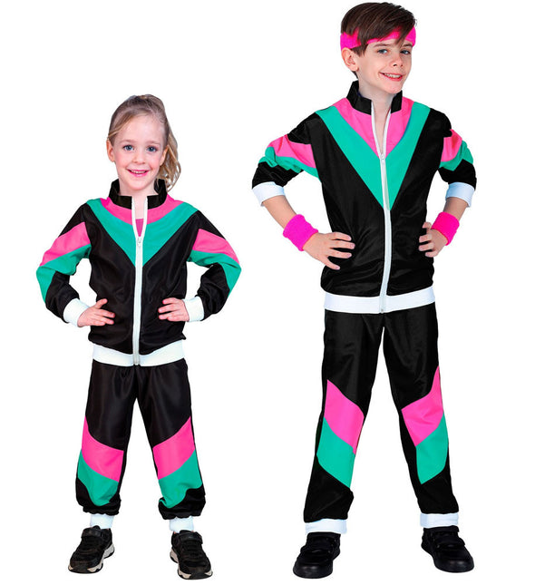 Vert Rose Noir Survêtement Enfant défectueux