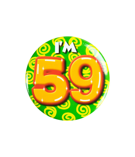 Je suis 59 Bouton 59 ans 5.5cm