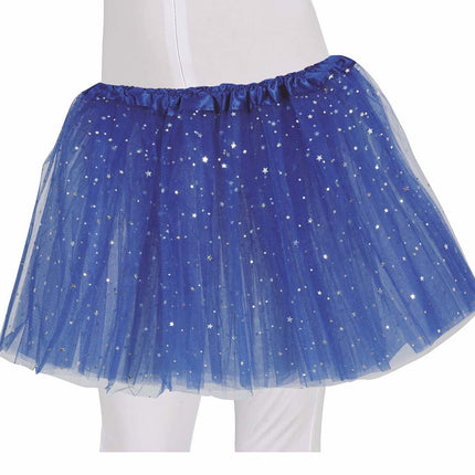 Tutu bleu étoiles 30cm