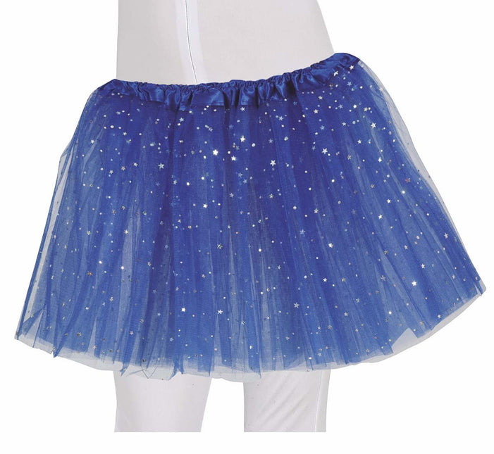Tutu bleu étoiles 30cm