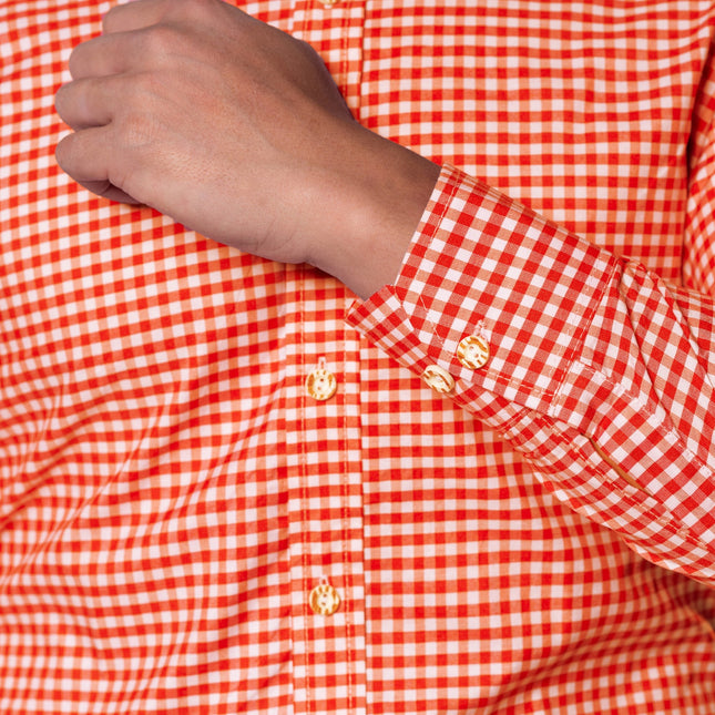 Chemisier Oktoberfest Orange Hommes