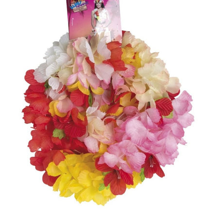 Ensemble de couronnes hawaïennes colorées 4 pièces