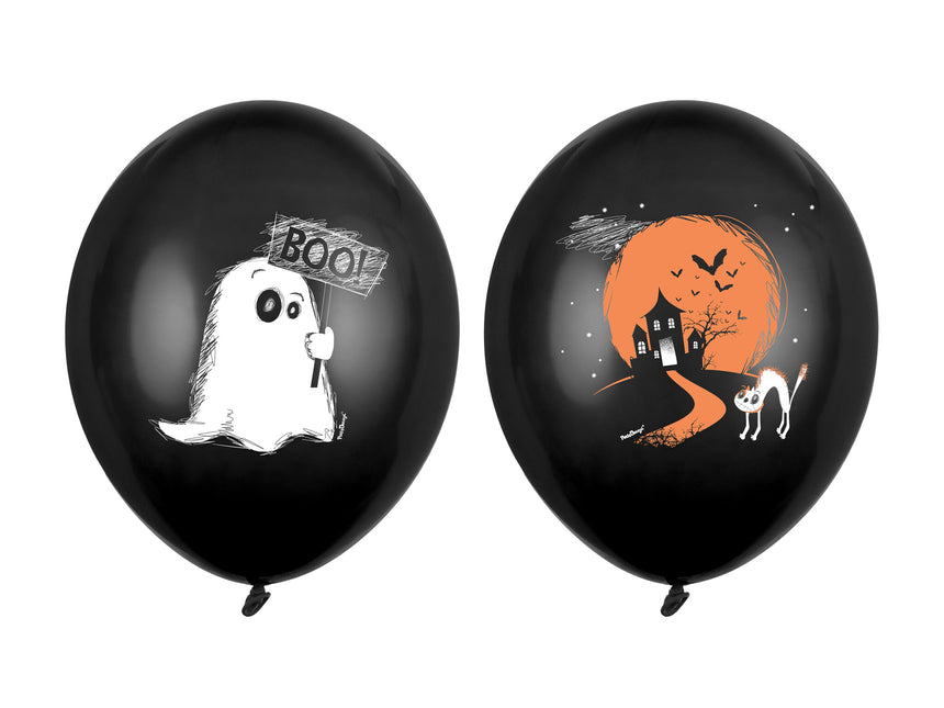 Ballons d'Halloween Boo 30cm 50pcs