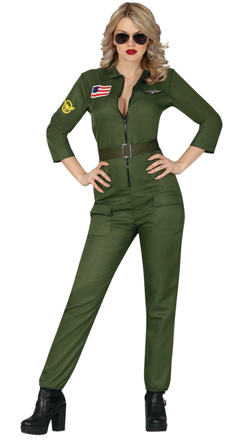 Costume de pilote Dames Top Gun