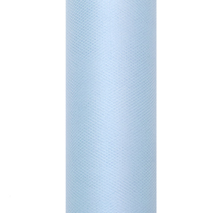 Rouleau de tulle bleu clair 15cm 9m