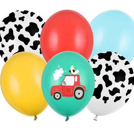 Ballons Farm Mix 30cm 6pcs