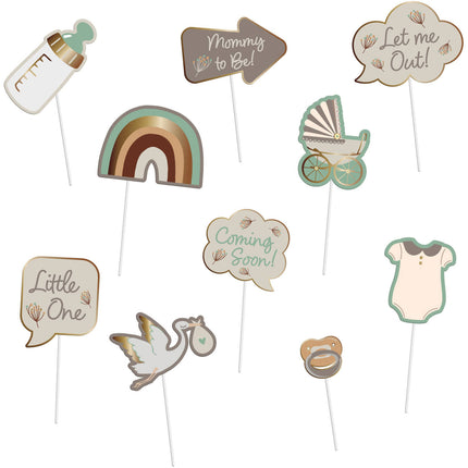 Accessoires pour Photobooth de naissance Little One 10pcs