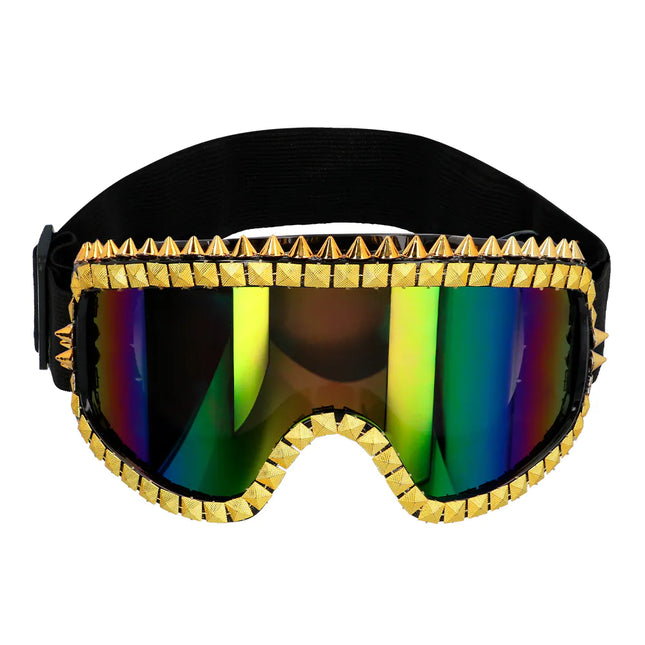 Lunettes de ski en or