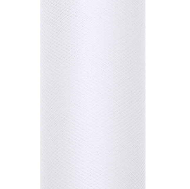 Rouleau de tulle blanc 80cm 9m