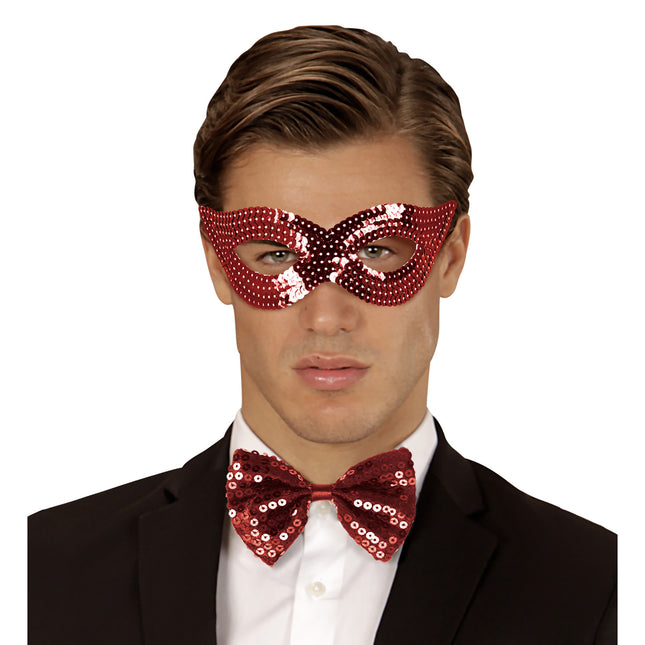 Masque pour les yeux rouges