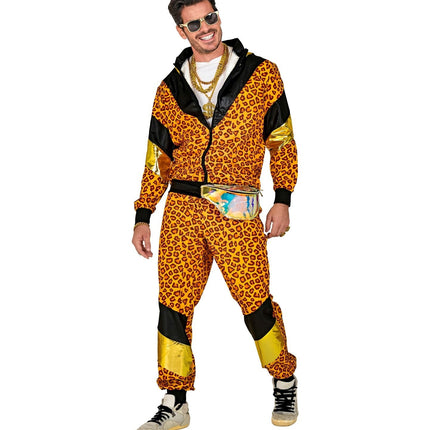 Tracksuit néon 80S Faulty Leopard Print