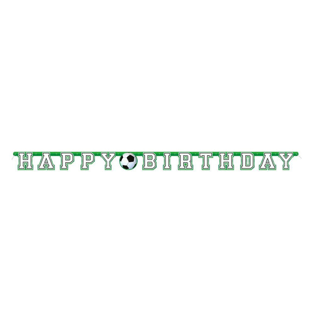 Guirlande de lettres de football Joyeux anniversaire 2.13m