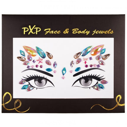 PXP Face Sticker Bijoux de visage Licorne pailletée