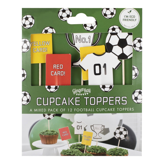 Bâtons de football pour cocktail 12cm 12pcs