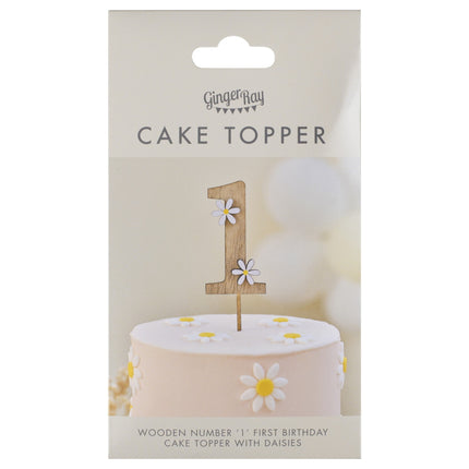 1 an Décor de gâteau Marguerites