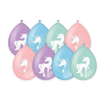 Ballons de baudruche colorés 30cm 8pcs