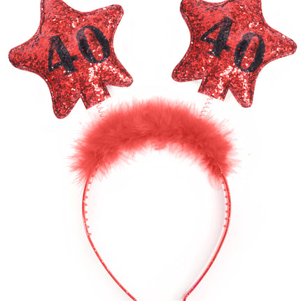 Bandeau 40 Years Stars Rouge