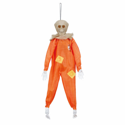 Décoration suspendue d'Halloween Squelette Épouvantail 40cm