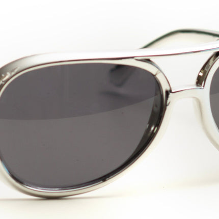 Lunettes Elvis argentées