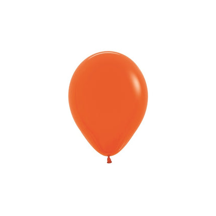 Ballons de baudruche orange 12cm 50pcs
