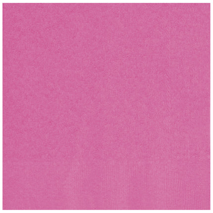Serviettes de table roses 2 couches 25cm 20pcs