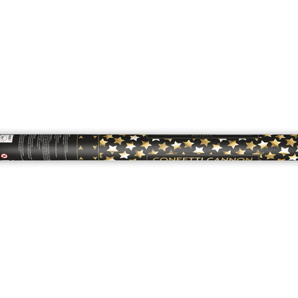 Confetti Cannon Stars Gold 60cm