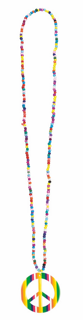 Collier hippie arc-en-ciel