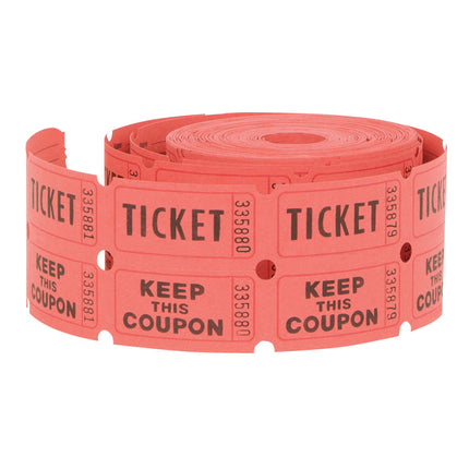 Rouleau de tickets doubles 5.1cm 500pcs
