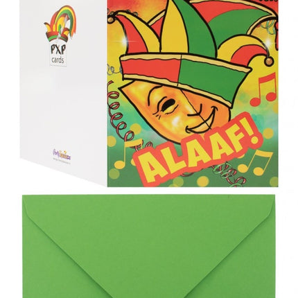 Carte de vœux Masque Alaaf