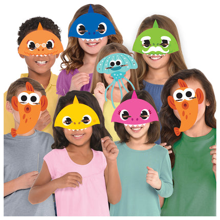 Masque de bébé requin 8 pièces