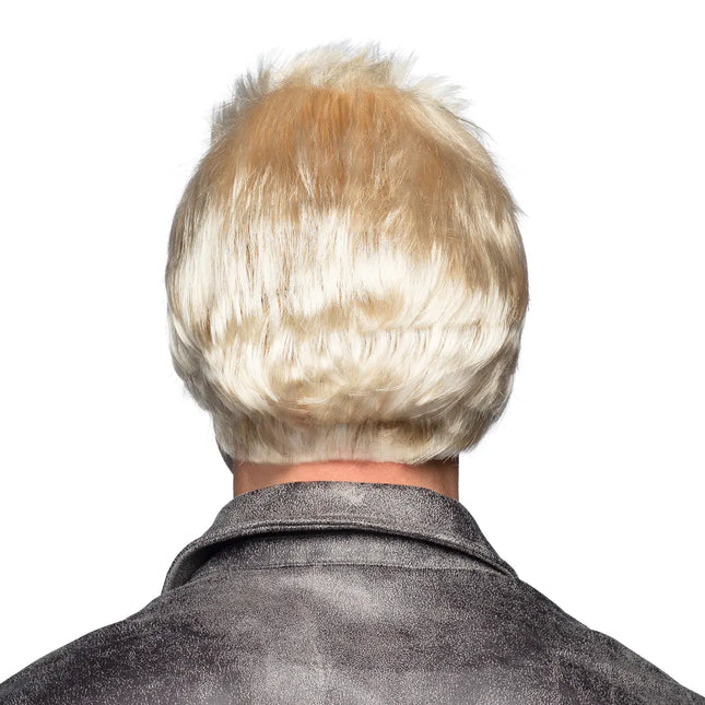 Perruque blonde à crête