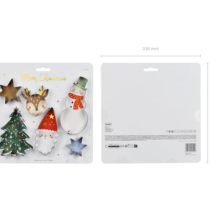 Emporte-pièce de Noël 6 pièces