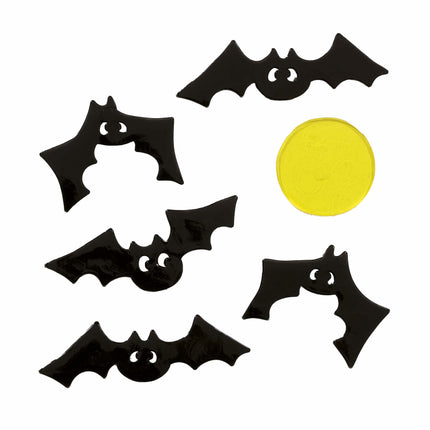 Décoration de fenêtre Halloween Chauves-souris