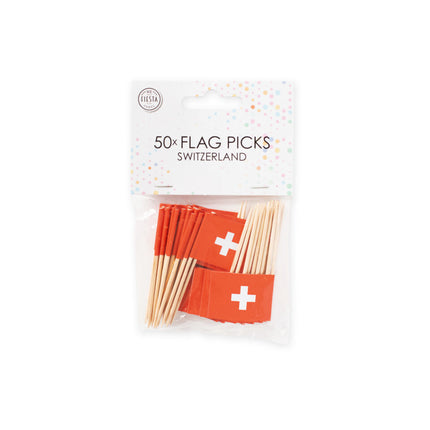 Suisse Bâtons à cocktail Suisse 6cm 50pcs