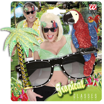 Lunettes Hawaii colorées