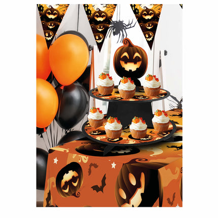 Décoration de table Halloween Orange Citrouilles 36cm