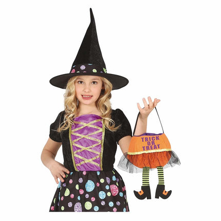 Seau à bonbons Halloween Trick Or Treat 20cm