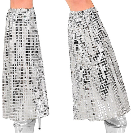Jambières argentées à paillettes