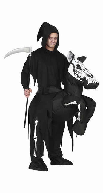 Costume d'Halloween de l'homme chevalin Portez-moi