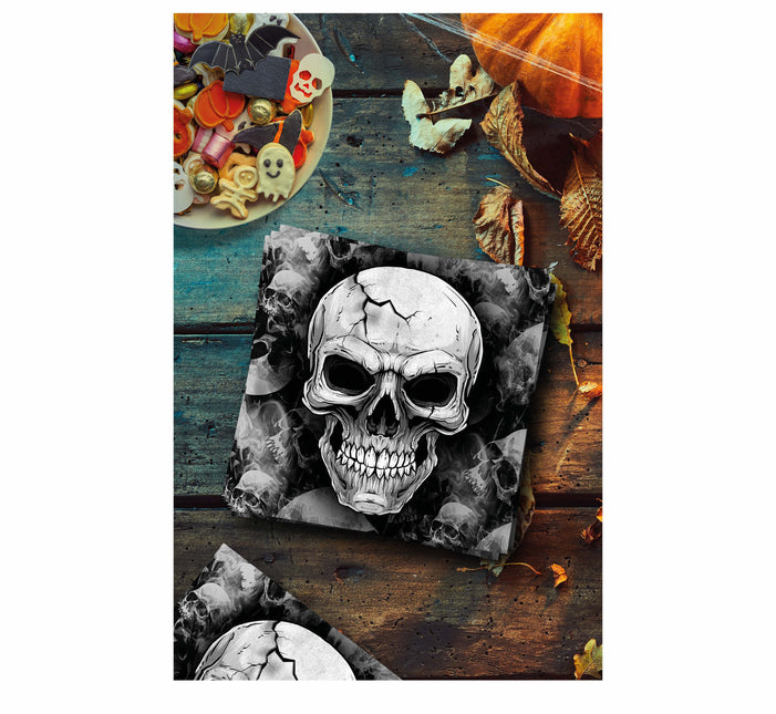 Serviettes Halloween Squelette 33cm