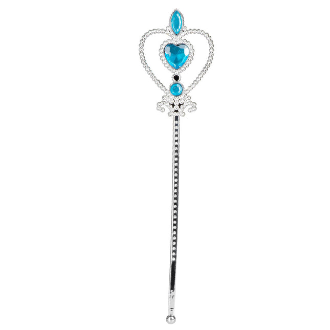 Baguette bleue Coeur 32cm