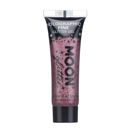 Moon Glitter Gel holographique à paillettes fines rose 12ml