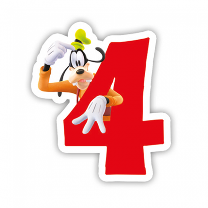Bougie Mickey Mouse 4 ans