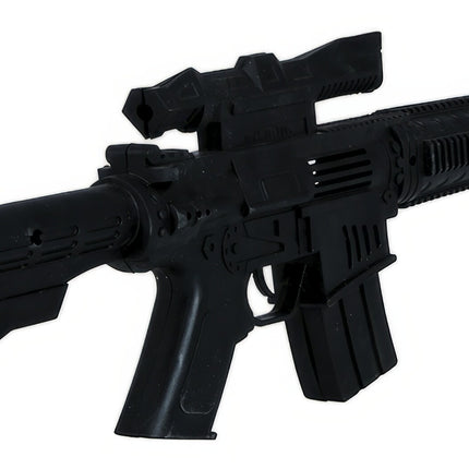 Faux pistolet avec viseur 58cm
