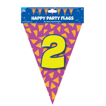 Flagline 2 ans colorée 10m