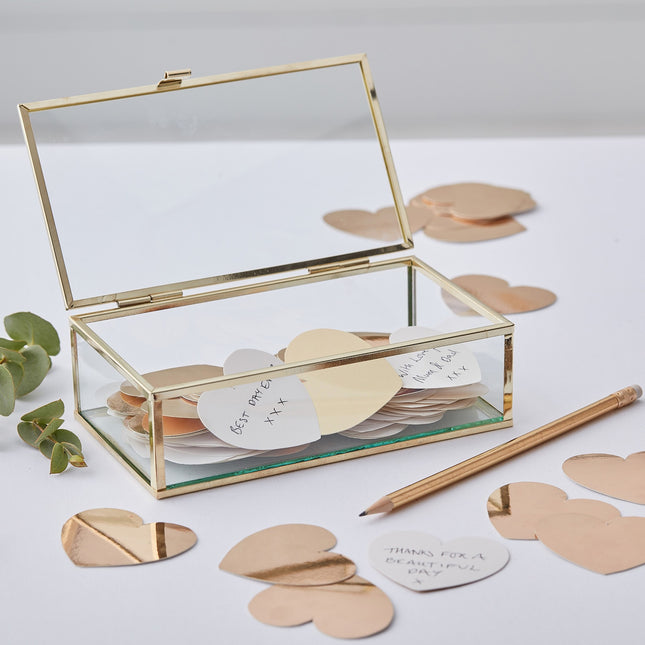 Livre d'or en verre 19cm
